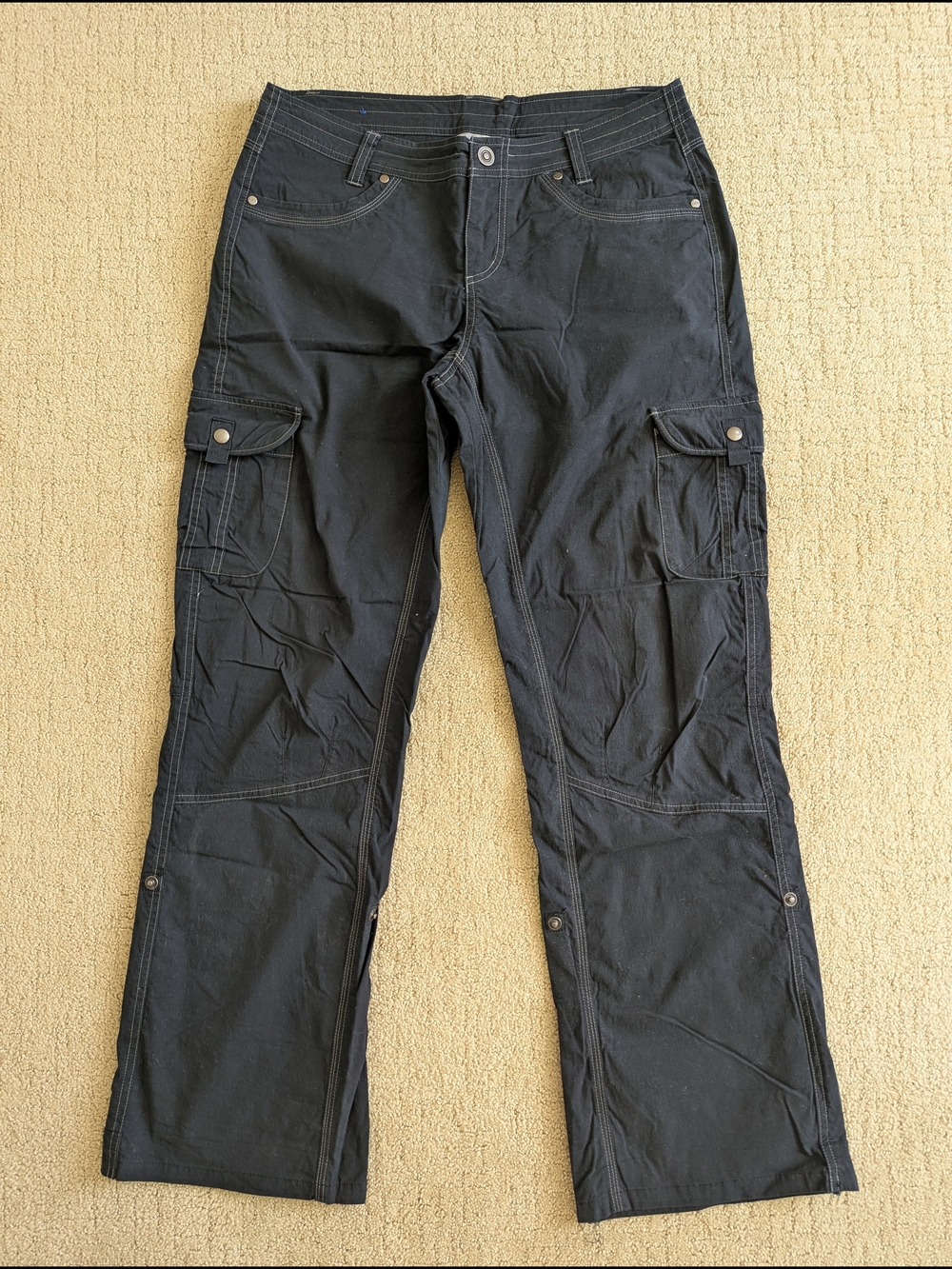 KUHL Splash Roll Up Pants Cargo Hiking 10 Convertible Regular Outdoor Gorpcore